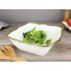 Discount CER-2253-WG Pampa Bay Large Square Salad Bowl - cozylivehome.com | we sell a wide range of comfortable household items Giftware
