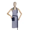 Clearance Chambray Stripe Ajustable Apron Blue - cozylivehome.com | we sell a wide range of comfortable household items Housewares