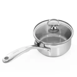 CHANTAL SAUCEPAN W/GLASS LID 1 QT - cozylivehome.com | we sell a wide range of comfortable household items^ Shop All