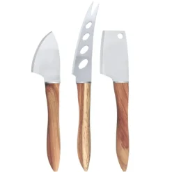 CHEESE KNIFE 3 PC SET ACACIA WOOD - cozylivehome.com | we sell a wide range of comfortable household items^ Shop All