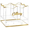 Hot CHS01G Swivel Wave Cutlery Holder - Gold - cozylivehome.com | we sell a wide range of comfortable household items Giftware