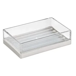 Clearance Clarity Soap Dish Clear/Brushed - cozylivehome.com | we sell a wide range of comfortable household items Housewares