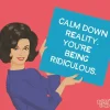 COCKTAIL NAPKIN CALM DOWN REALITY - cozylivehome.com | we sell a wide range of comfortable household items^ Shop All