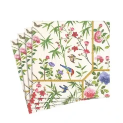 COCKTAIL NAPKIN CHINESE WALLPAPER CREAM - cozylivehome.com | we sell a wide range of comfortable household items^ Shop All