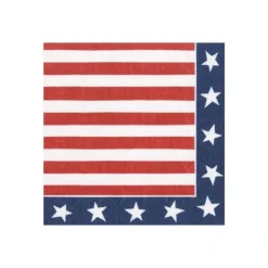 COCKTAIL NAPKIN RED WHITE BLUE - cozylivehome.com | we sell a wide range of comfortable household items^ Shop All