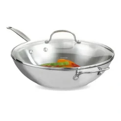 Cheap Cuisinart 14 Inch Stainless Steel Stirfry - cozylivehome.com | we sell a wide range of comfortable household items Housewares