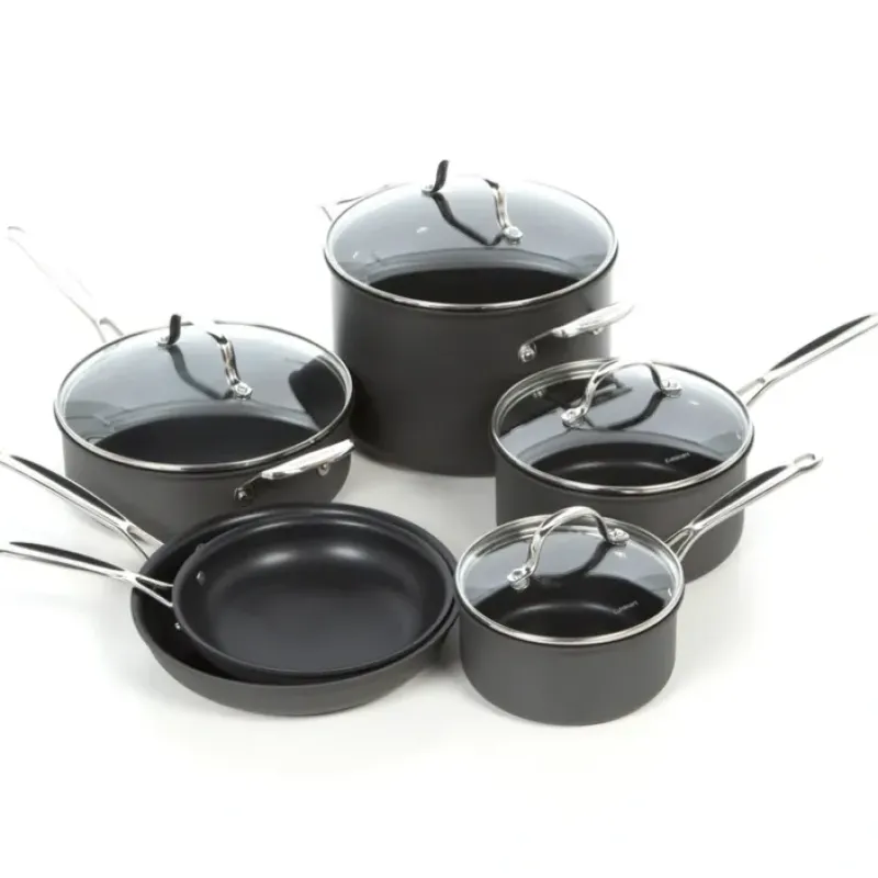 Clearance Cuisinart Chef Non-Stick Hard Anodized 10 Piece Pot Set - cozylivehome.com | we sell a wide range of comfortable household items Housewares