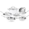 Clearance Cuisinart Chef's Classic 11pc Stainless Steel Series White Cookware Set - cozylivehome.com | we sell a wide range of comfortable household items Housewares