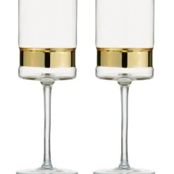 CWN3167 Wine Glasses with Gold Base - cozylivehome.com | we sell a wide range of comfortable household items^ Shop All