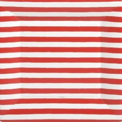 DINNER PAPER PLATE RED & WHITE STRIPES 10IN - cozylivehome.com | we sell a wide range of comfortable household items^ Shop All