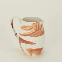 DISCONTINUED -STONEWARE PITCHER BROWN SPATTER - cozylivehome.com | we sell a wide range of comfortable household items^ Shop All