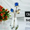 Sale DMCF-ROS-BL CRYSTAL FLORAL – BLUE ROSE - cozylivehome.com | we sell a wide range of comfortable household items Giftware