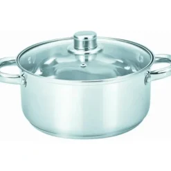 Outlet DUTCH OVEN-S.S. w-GLASS COVER 3 QT - cozylivehome.com | we sell a wide range of comfortable household items Housewares