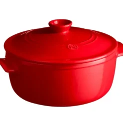 EMILE HENRY ROUND DUTCH OVEN 5.5 QT BURGUNDY - cozylivehome.com | we sell a wide range of comfortable household items^ Shop All