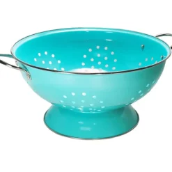 ENAMELED CALYPSO COLANDER 3 QT TURQUOISE - cozylivehome.com | we sell a wide range of comfortable household items^ Shop All