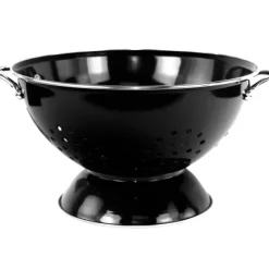 ENAMELED CALYPSO COLANDER 7 QT BLACK - cozylivehome.com | we sell a wide range of comfortable household items^ Shop All