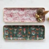 Enameled Stainless Steel Tray w/ Woodland Flora/Fauna Pattern - cozylivehome.com | we sell a wide range of comfortable household items^ Shop All