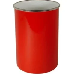 ENAMELED STEEL UTENSIL HOLDER RED - cozylivehome.com | we sell a wide range of comfortable household items^ Shop All