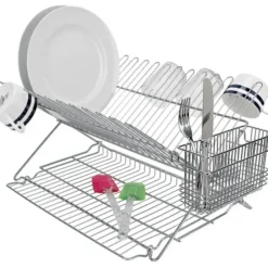 EXTRA LARGE FOLDING DISH RACK METALLIC - cozylivehome.com | we sell a wide range of comfortable household items^ Shop All