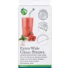 Shop EX-WIDE GLASS STRAWS-SET OF 5 - cozylivehome.com | we sell a wide range of comfortable household items Housewares