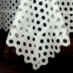Eyelet Hexagon Tablecloth - cozylivehome.com | we sell a wide range of comfortable household items^ Shop All