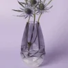 Clearance Faceted Frosted Vase Smoke - cozylivehome.com | we sell a wide range of comfortable household items Giftware