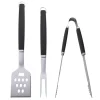 Discount Farberware 5261914 Barbecue 3-Piece Tool Set, 3 CT, Black - cozylivehome.com | we sell a wide range of comfortable household items Housewares