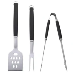 Discount Farberware 5261914 Barbecue 3-Piece Tool Set, 3 CT, Black - cozylivehome.com | we sell a wide range of comfortable household items Housewares