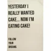 Follow Your Dream Tea Towel - cozylivehome.com | we sell a wide range of comfortable household items^ Shop All