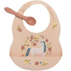 Fresh & Messy Silicone Bib & Spoon Set Unicorn - cozylivehome.com | we sell a wide range of comfortable household items^ Shop All