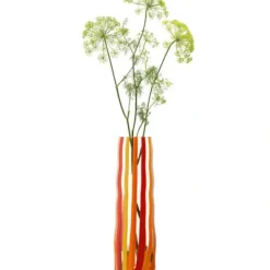 New G1778-31-645 Folk Vase H12.5in Orange/Red/Yellow - cozylivehome.com | we sell a wide range of comfortable household items Giftware