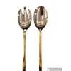 Clearance G100587 Kyoto Gold Accent Salad Servers - cozylivehome.com | we sell a wide range of comfortable household items Giftware