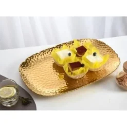 Outlet 2144-G Large Gold Platter - cozylivehome.com | we sell a wide range of comfortable household items Giftware