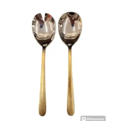 Best G101165 Pebble Beach Salad Servers Gold Accent - cozylivehome.com | we sell a wide range of comfortable household items Giftware