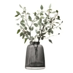 Shop G1399-26-847 Pleat Vase H10.25in Grey - cozylivehome.com | we sell a wide range of comfortable household items Giftware