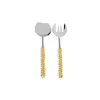 Clearance GCT2123 Set of 2 Salad Servers with Gold Twisted Handles - cozylivehome.com | we sell a wide range of comfortable household items Giftware