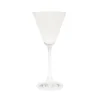 Best GLG3260W Set of 6 V-Shaped White Shot Glasses with Clear Stem - cozylivehome.com | we sell a wide range of comfortable household items Giftware