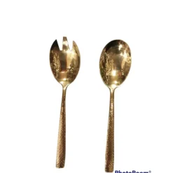 Clearance G200119PC Vital Salad Servers Gold - cozylivehome.com | we sell a wide range of comfortable household items Giftware