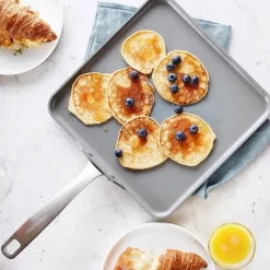 GreenPan Ceramic Non-stick Square Griddle 11" - cozylivehome.com | we sell a wide range of comfortable household items^ Shop All