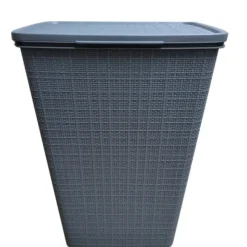 Cheap 1663Grey Plastic Laundry Basket, Grey - cozylivehome.com | we sell a wide range of comfortable household items Housewares