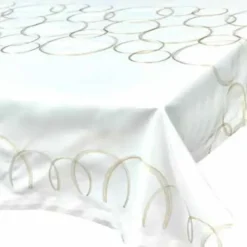 GRID-80X200 SPILL-PROOF METALIC CIRCLE TABLECLOTH - cozylivehome.com | we sell a wide range of comfortable household items^ Shop All