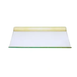 Shop GT786 Glass Tray with Gold Borders - 14"L x 8.5"W - cozylivehome.com | we sell a wide range of comfortable household items Giftware