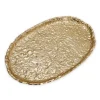 Cheap GT2548 Textured Gold Oval Tray - 13"L x 8.25"W - cozylivehome.com | we sell a wide range of comfortable household items Giftware