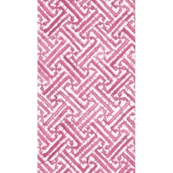 GUEST TOWEL FRETWORK FUCHSIA - cozylivehome.com | we sell a wide range of comfortable household items^ Shop All