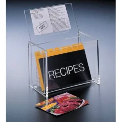 H-4410-53 5 x 3 LID-DISPLAY RECIPE BOX (W/CARDS) - cozylivehome.com | we sell a wide range of comfortable household items^ Shop All