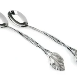 Cheap Hammered Stainless Steel Salad Servers w Diamonds-15"L - cozylivehome.com | we sell a wide range of comfortable household items Giftware