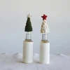 Discount Handmade Wool Felt Tree w/ Star Bottle Topper - cozylivehome.com | we sell a wide range of comfortable household items Holiday Decor