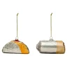 Online Hand-Painted Glass Burrito/Taco in Foil Ornament - cozylivehome.com | we sell a wide range of comfortable household items Ornament