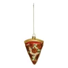 Online Hand-Painted Glass Pizza Slice Ornament w/ Glitter - cozylivehome.com | we sell a wide range of comfortable household items Ornament