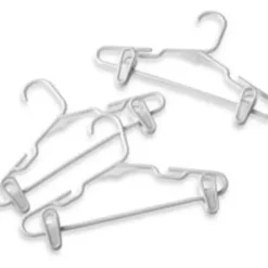 Outlet HANGER-CHILDREN-wCLIPS-SET OF 3-WHT - cozylivehome.com | we sell a wide range of comfortable household items Housewares